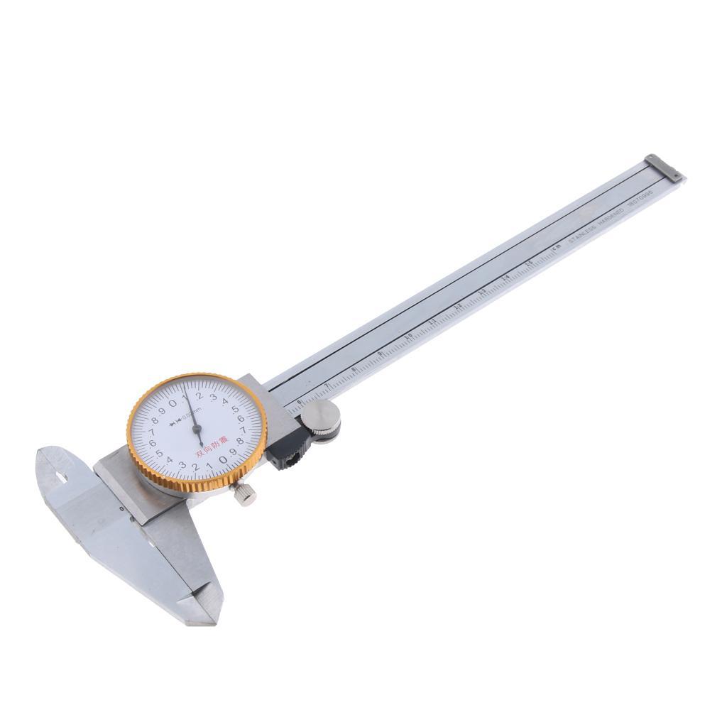 0-150mm Stainless Steel Dial Caliper Vernier Gauge Micrometer Measuring Tool