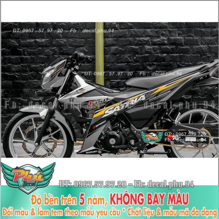 Tem rời Satria Xám đen  -1