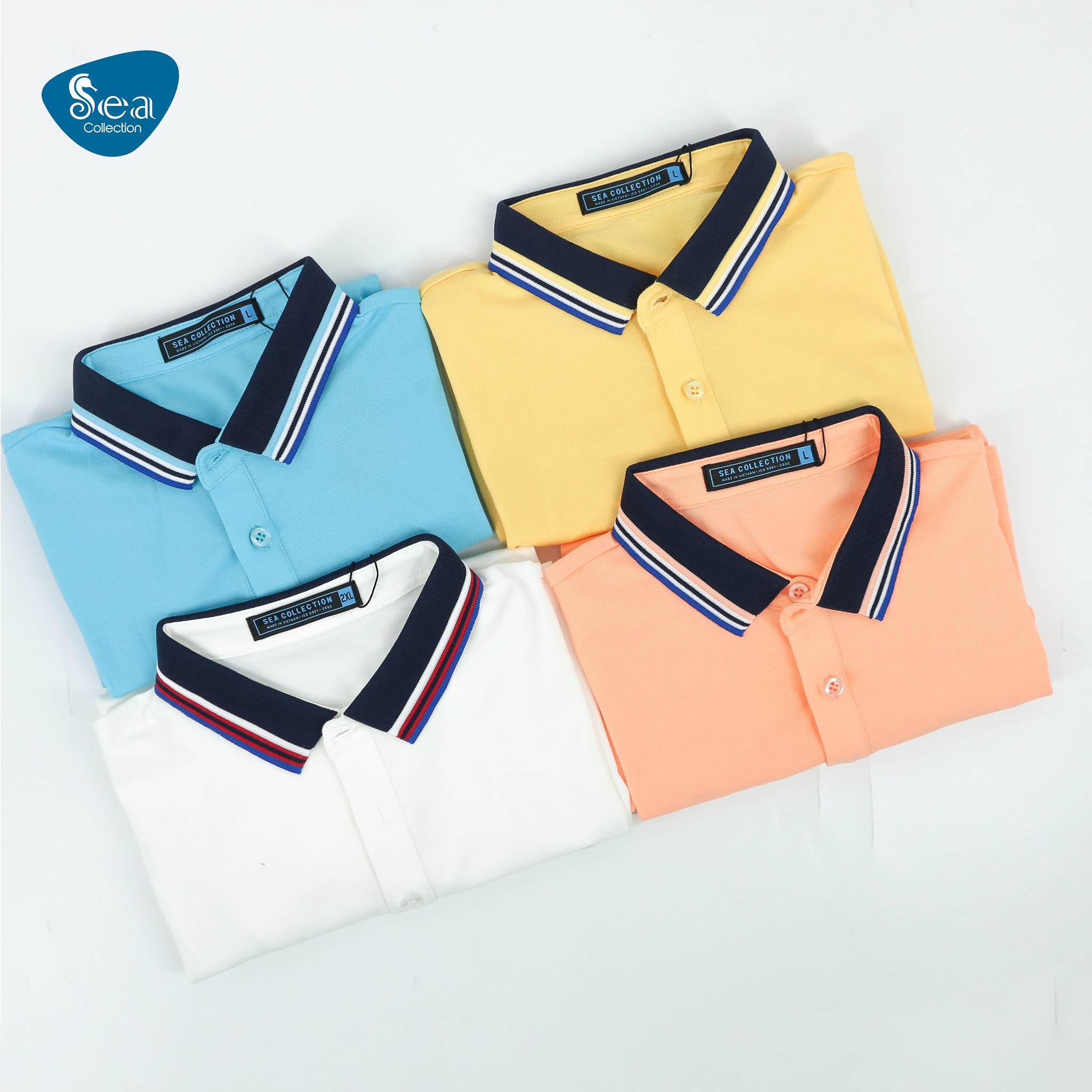 Áo Thun Polo Nam Thêu Sea Collection 12228