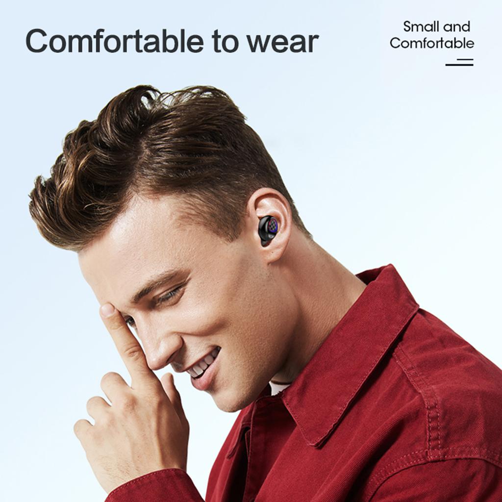 1 Pair Stereo Wireless Earbuds With 300mAh