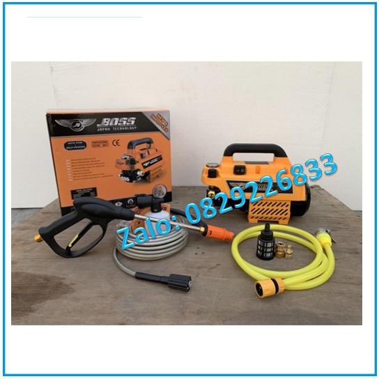 Máy rửa xe boss B11 3500w có chỉnh áp thế hệ mới tặng bình bọt tuyết ống nói súng