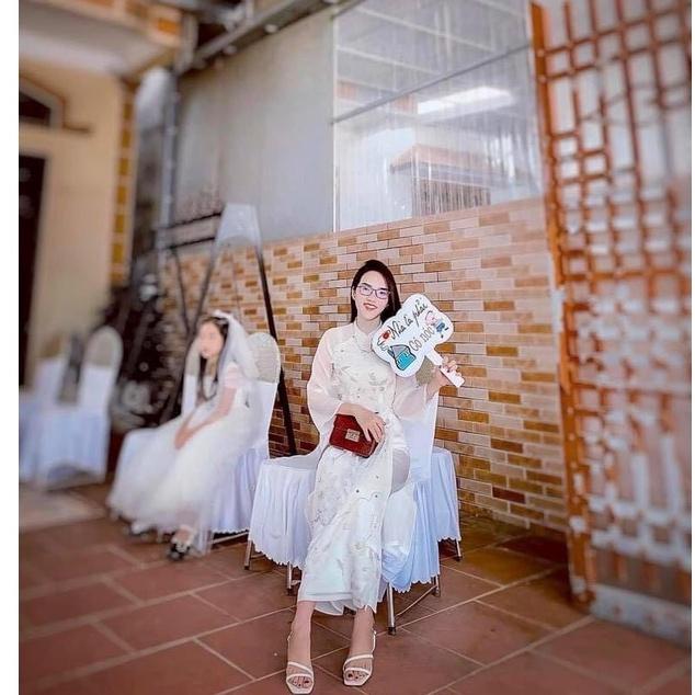 Áo Dài Cách Tân Nữ Thiết Kế Voon Màu Trăng Siêu Hot Áo Dài Việt Chuẩn Phom Cam kết Chất Lượng