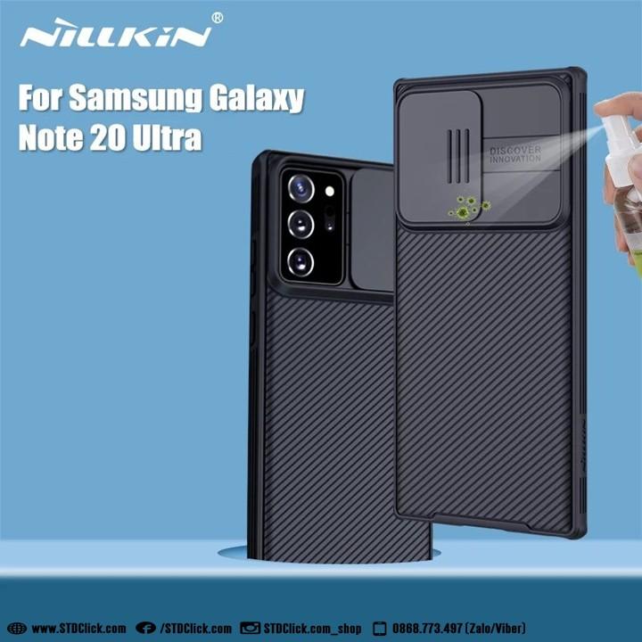ỐP LƯNG DÀNH CHO ĐIỆN THOẠI SAMSUNG GALAXY NOTE 20 ULTRA NILLKIN CAMSHIELD PRO BẢO VỆ CAMERA