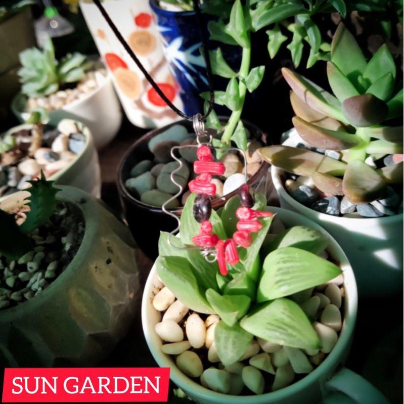 Vòng cổ san hô đỏ handmade cá tính