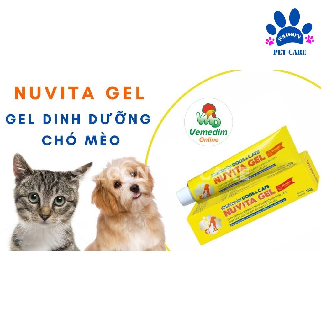 Thức ăn, gel dinh dưỡng Vemedim Nuvita Gel cho chó mèo