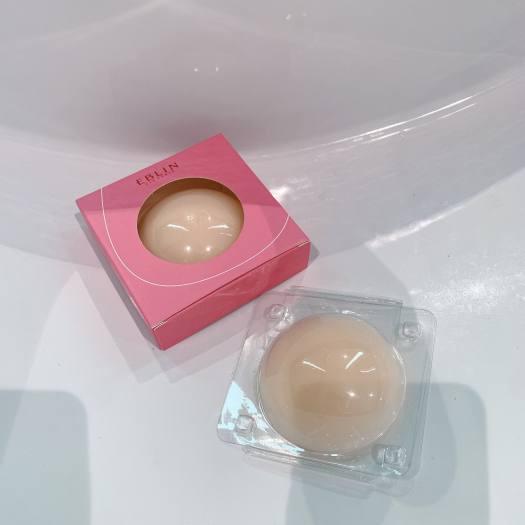 Miếng dán ngực silicon nhiệt tự thân EBLIN dán ti siêu mỏng ôm khít,không keo,không bám bụi