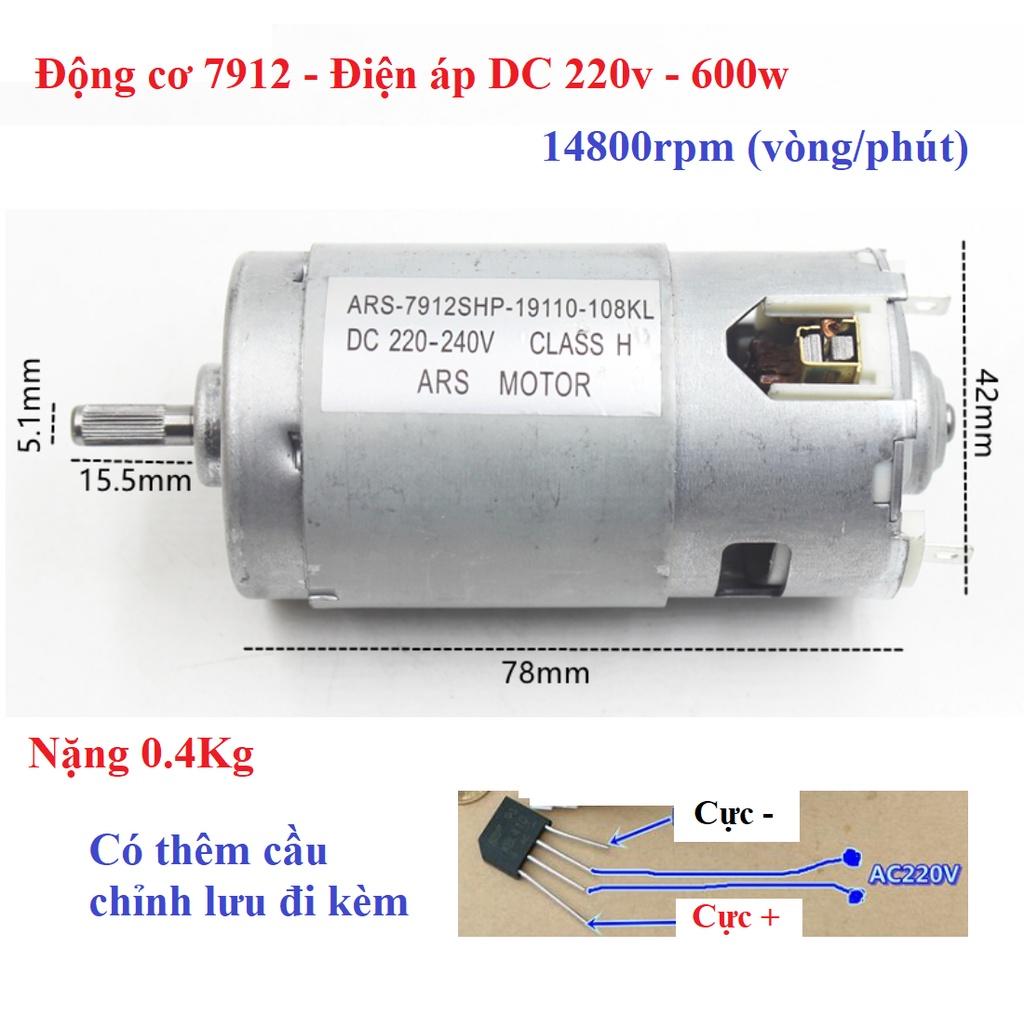 Động cơ DC220v công suất lớn 400w hoặc 600w