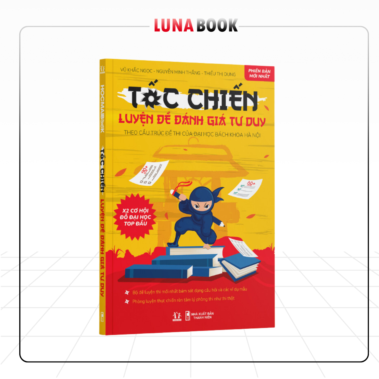 Sách - Tốc Chiến Luyện Đề Đánh Giá Tư Duy Đại Học Bách Khoa Hà Nội - Phòng Luyện TSA - Phiên Bản 2024