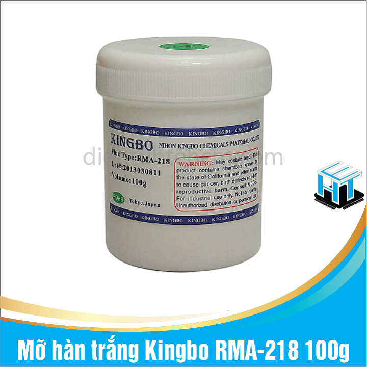 Mỡ hàn trắng Kingbo RMA-218 100g