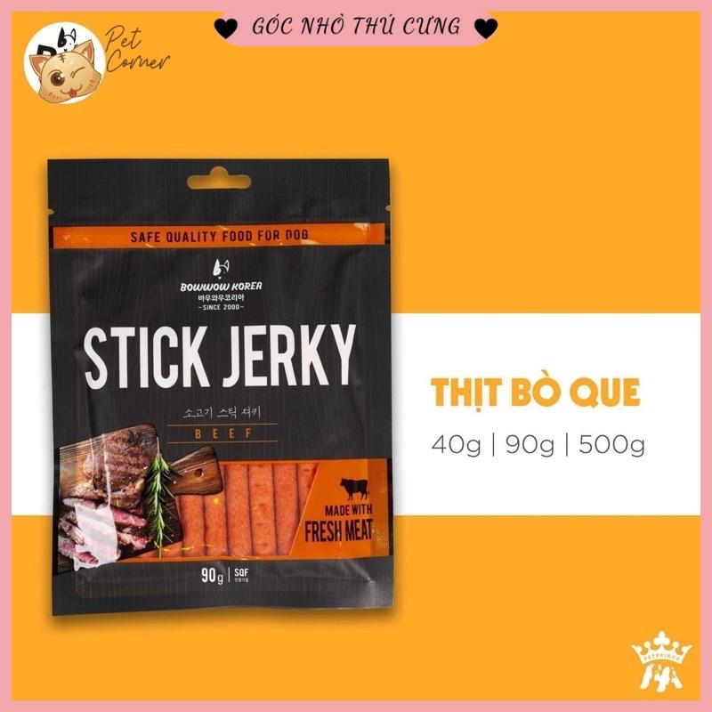 Thịt que mềm Bowwow Stick Jerky cho chó - Bánh thưởng cao cấp cho thú cưng