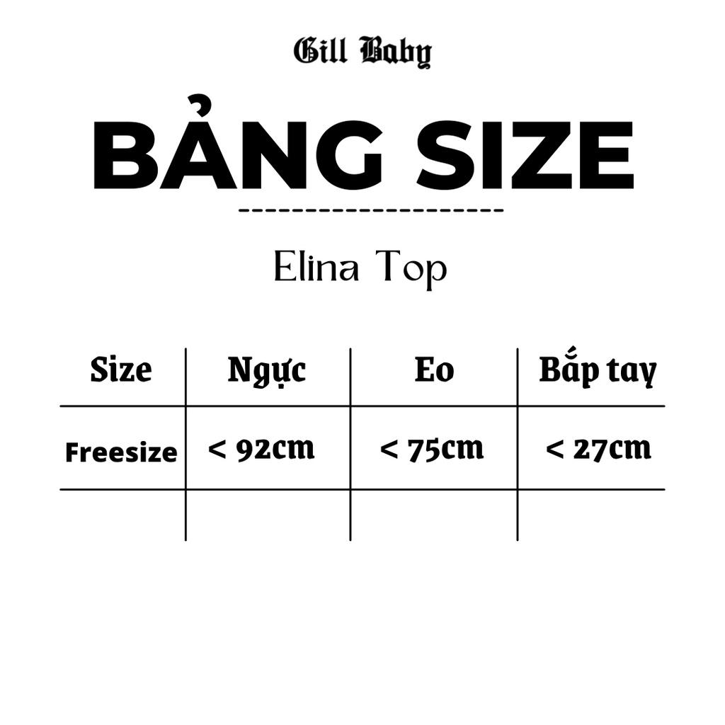 GILLBABY | Áo croptop đắp chéo cột dây quyến rũ năng động dễ thương mặc được 4 kiểu (ELINA TOP