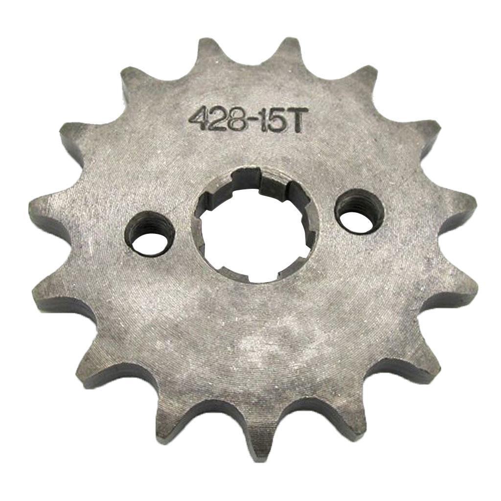 15T 428 Chain/Pitch Front Sprocket Cog /Trail/Dirt bike ATV Quad 17mm