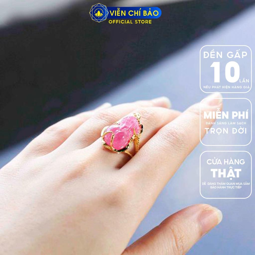 Nhẫn bạc nữ tỳ hưu Ruby-6,5 chất liệu bạc S925 thời trang phụ kiện trang sức nữ thương hiệu Viễn Chí Bảo N600012