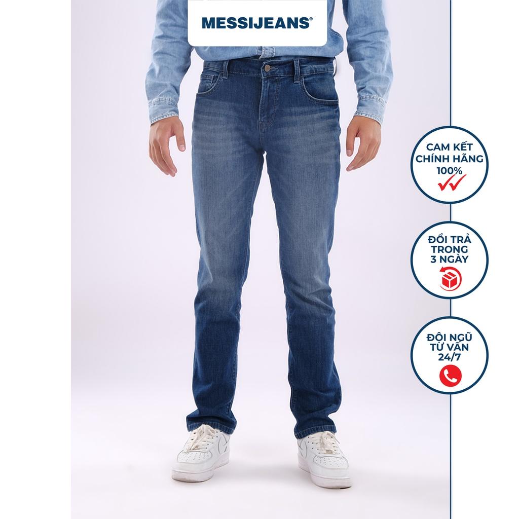 Quần nam dài jeans ống suông MESSI MJB0185