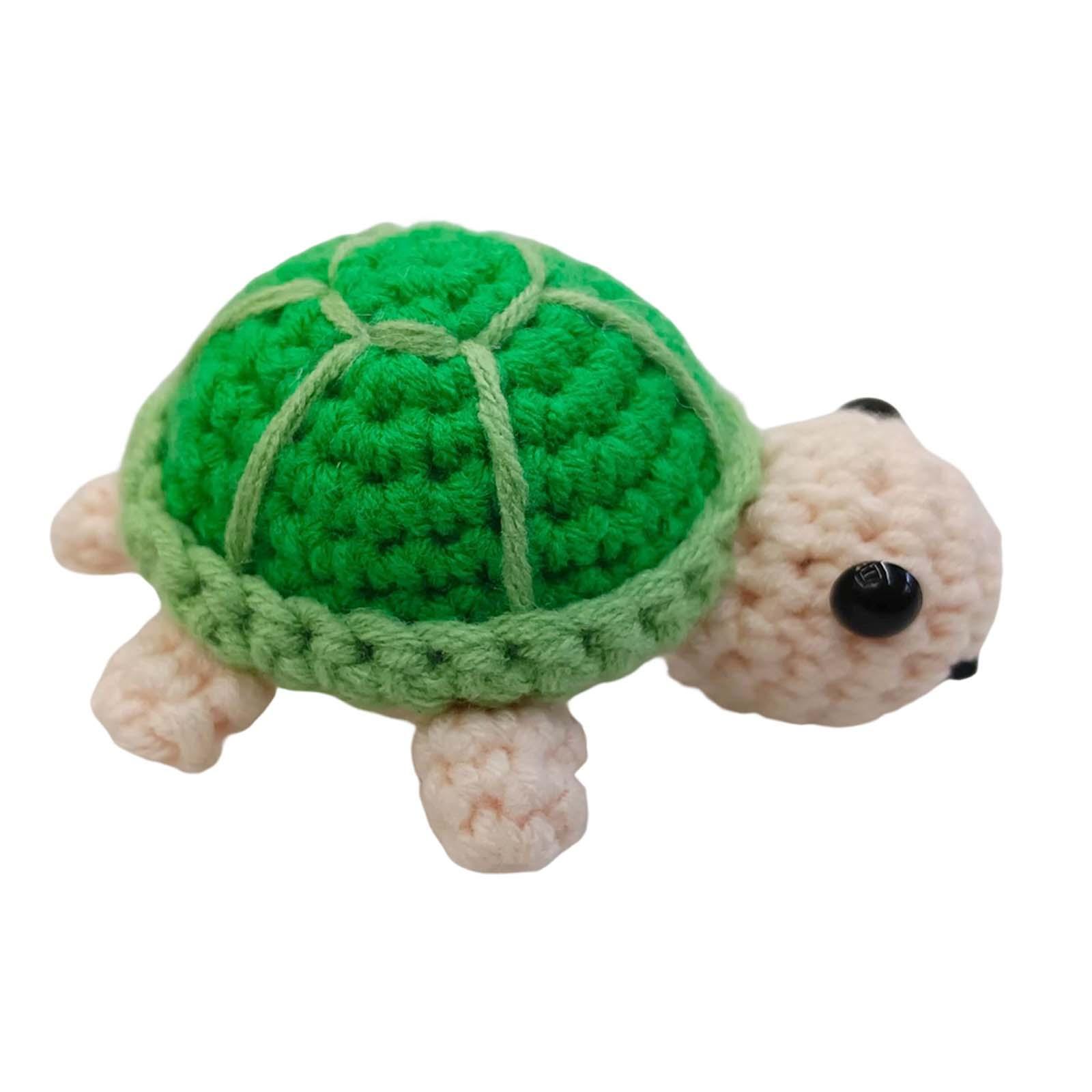 DIY Material Package Beginner Crochet Kit, Make Your Own Stuffed Plush Doll for Handicraft Lovers Hand Knitting Home Decor Keychain Pendants