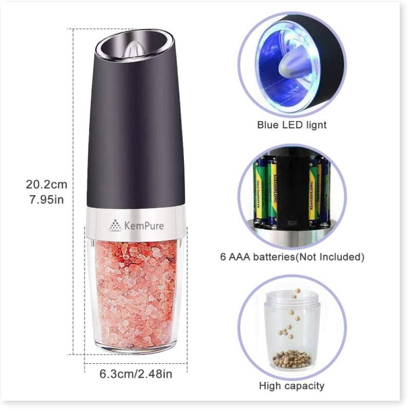 Máy xay tiêu cầm tay pin điện Salt&Pepper Vô Trọng - Gia Dụng SG