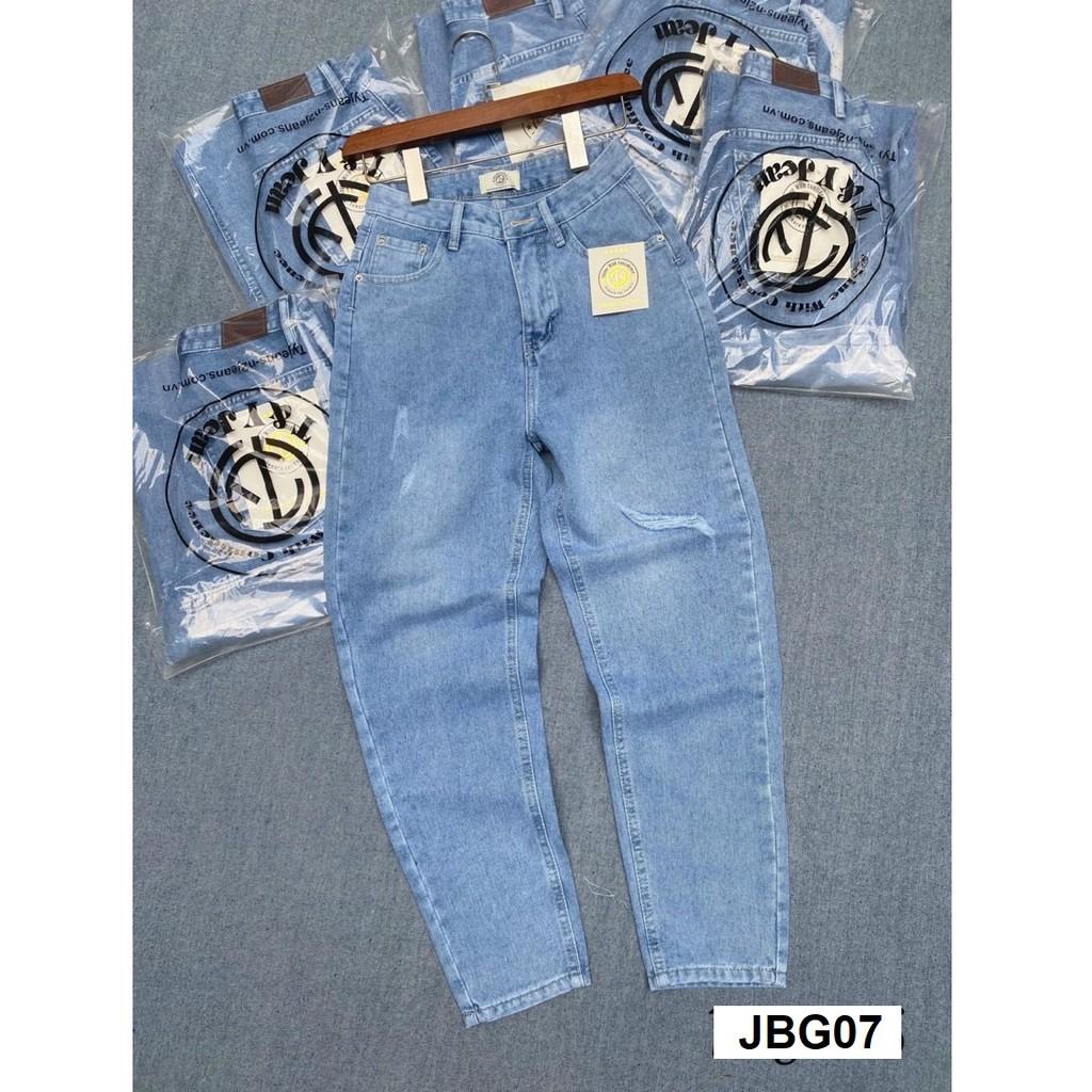 Quần jean baggy lưng cao chất form VNXK JBG07