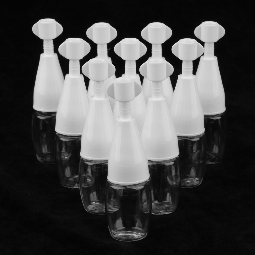 Pack of 10pcs, Mini Empty Refillable Dropping Bottles for Essential Oil Perfume Liquids