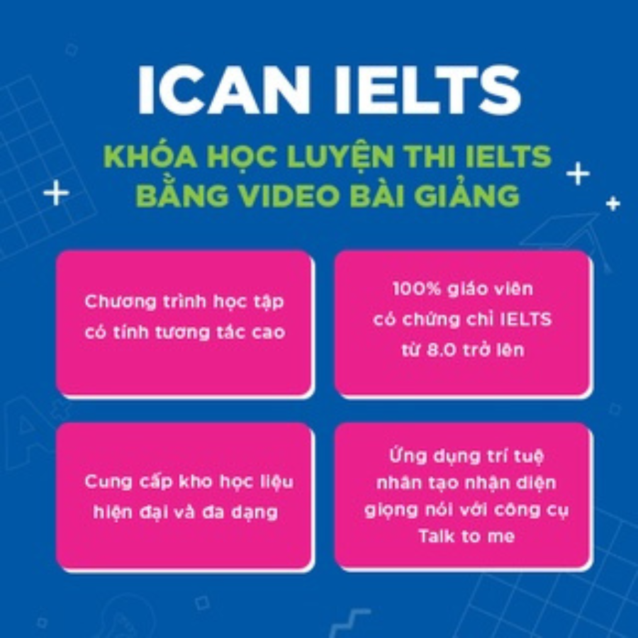 Toàn quốc Khoá học ICAN IELTS INTRODUCTION-ICAN Connect
