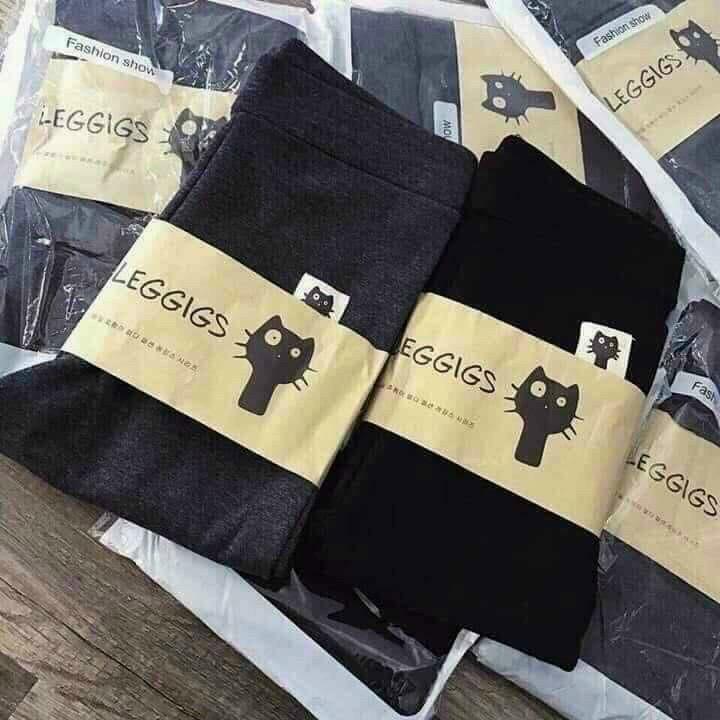 Quần Legging, quần mèo không xổ lông mềm mịn hàng túi zip xuất khẩu QLG/159