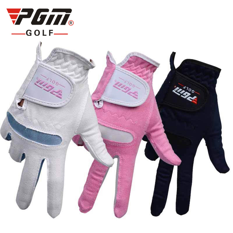 Găng Tay Golf Nữ Vải Mềm - PGM Golf Microfiber Skin Gloves - ST009