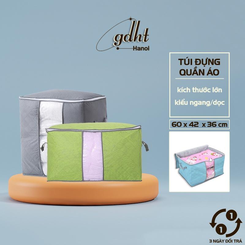 Túi đựng quần áo, chăn màn, mền big size 60cm sáng ngang/dọc tùy chọn