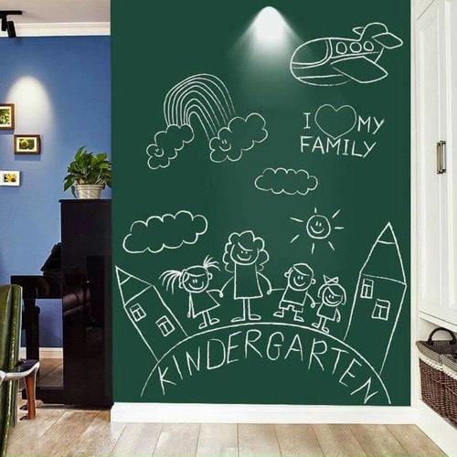 BẢNG DECAL DÁN TƯỜNG MINI CHO CÁC BÉ THÍCH VẼ VỜI, HỌC CHỮ SỐ, GHI CHÚ CÔNG VIỆC - TẶNG KÈM PHẤN