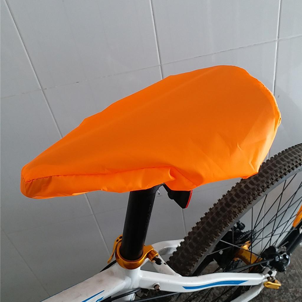 2pcs Waterproof Bike Seat Rain Dust Cover  Saddle Protect