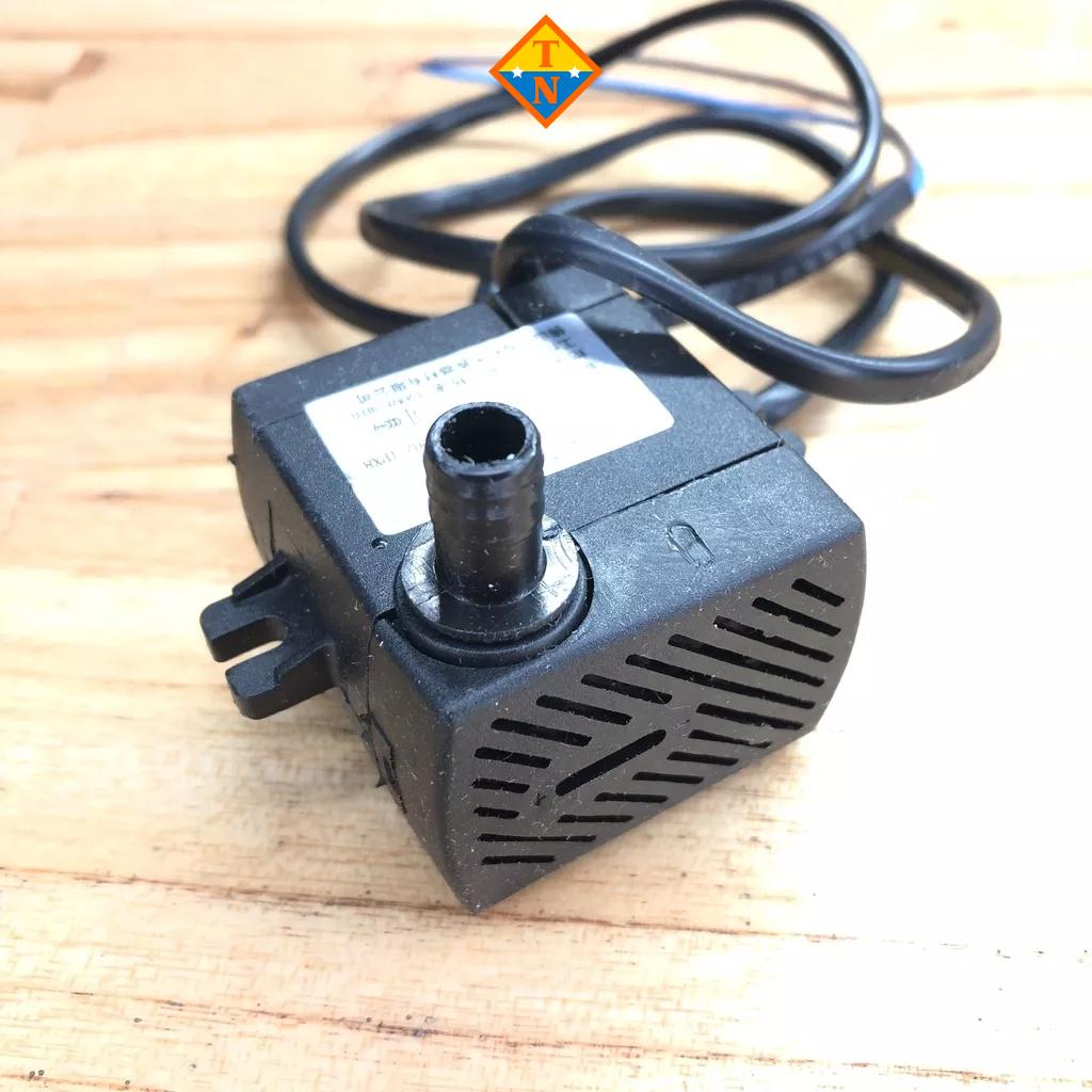 Bơm chìm mini 3W, 220Vac cho hồ cá, quạt hơi nước...