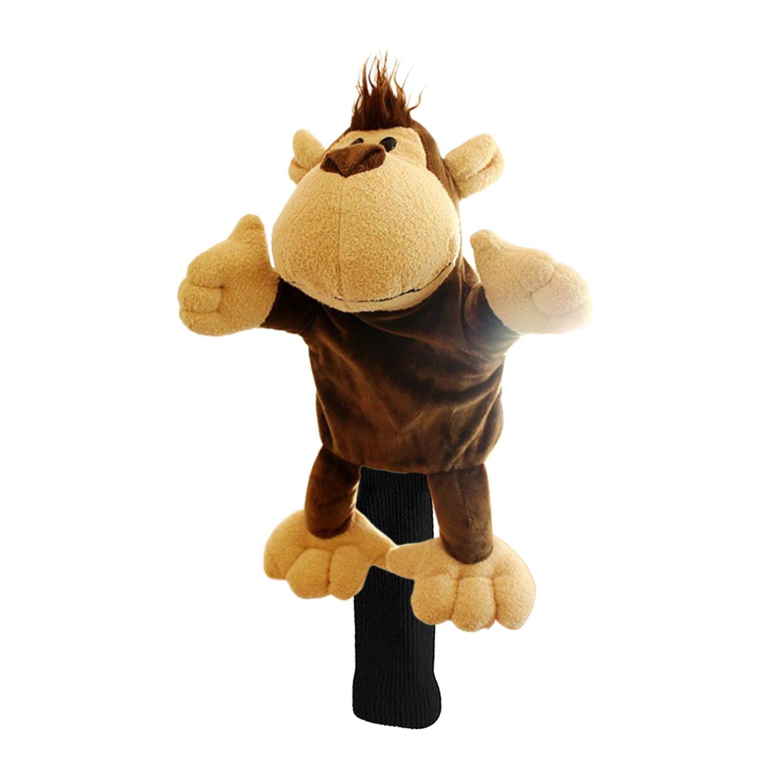 2 Pieces Golf Club Headcover Cute Portable Wood Driver Head Cover Cartoon Headcover Sleeve for Head