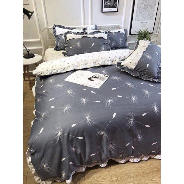 BỘ CHĂN GA COTTON HỌA TIẾT DỄ THƯƠNG