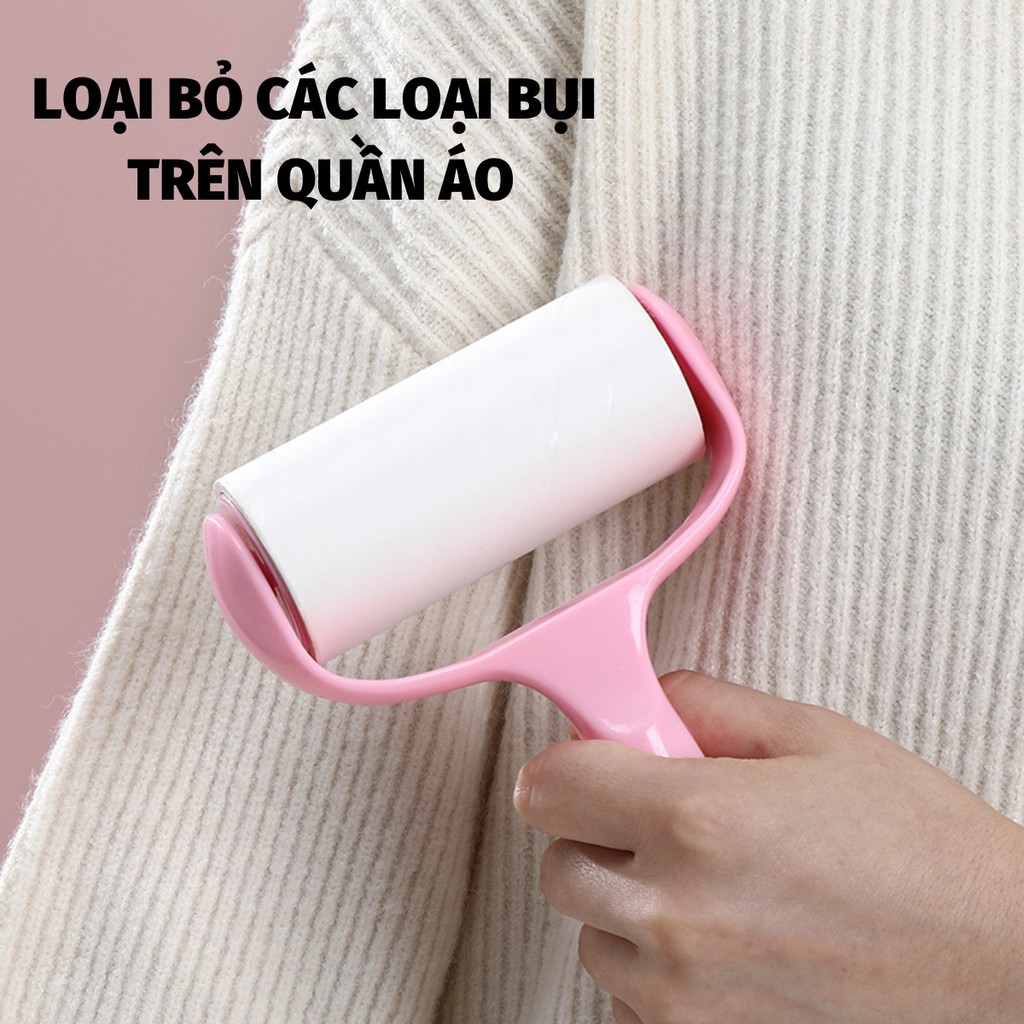 Combo Cây Lăn Bụi Quần Áo, Lông Chó Mèo, Giường Đệm, Nội Thất Trong Nhà  + Tặng Kèm 2 Cuộn Lăn Siêu Tiện Lợi - Hàng Loại 1 - Chính Hãng MINIIN