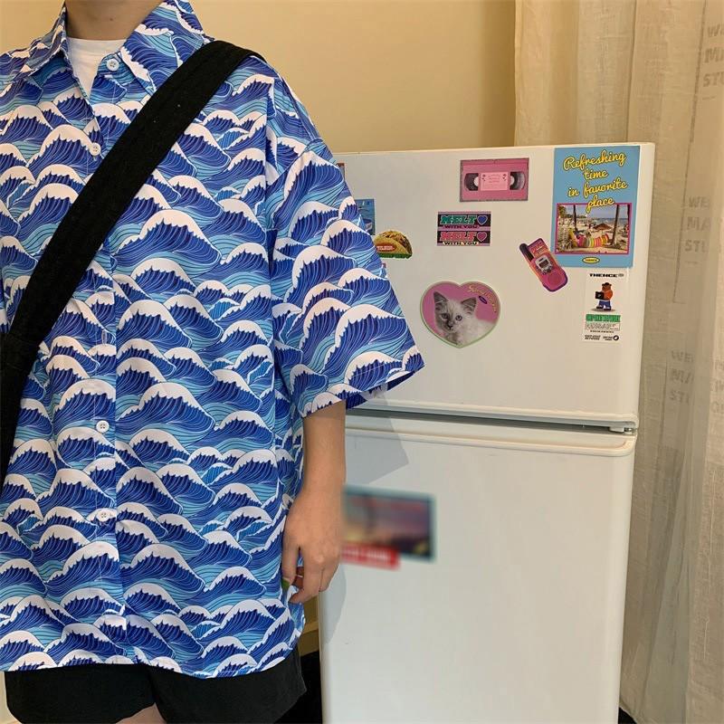 Áo Sơ Mi Nữ Ngắn Tay Cổ Bẻ Thời Trang Hàn