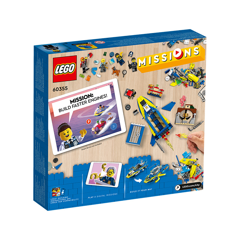 Đồ Chơi LEGO Nhiệm Vụ Thám Tử Của Cảnh Sát Biển 60355