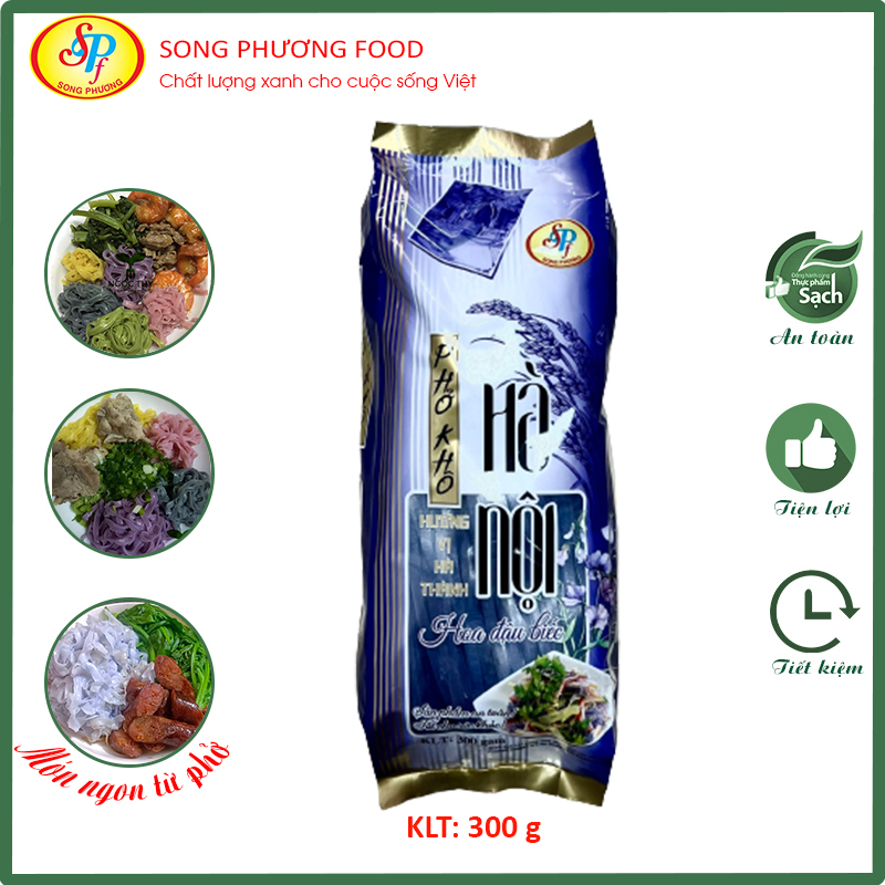 Phở khô Hoa đậu biếc 300 gr -Tiêu chuẩn xuất Nhật-Thơm ngon, tốt cho tim mạch