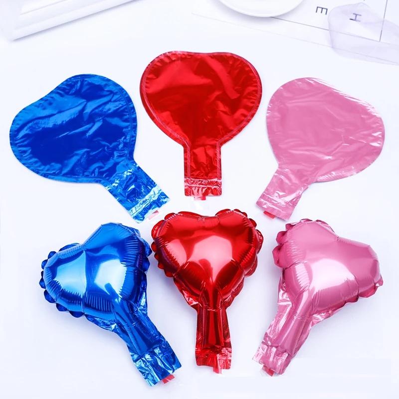 Bong Bóng Nhôm Hình Trái Tim 5 Inch Trang Trí Tiệc Cưới
