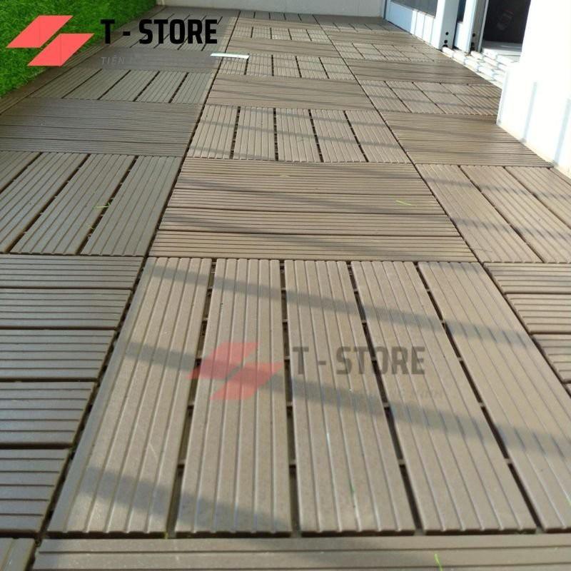 Vỉ lót sàn nhựa ban công 5 nan TS-700. Tấm Nhựa Lót Sàn Ban Công/Nhà/Nhà Tắm/Hồ Bơi/Hồ cá Koi.