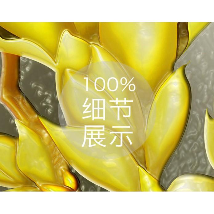 Tranh dán tường Hoa thủy tiên phú quý, Tranh 3D dán tường hiện đại , MS 1077108