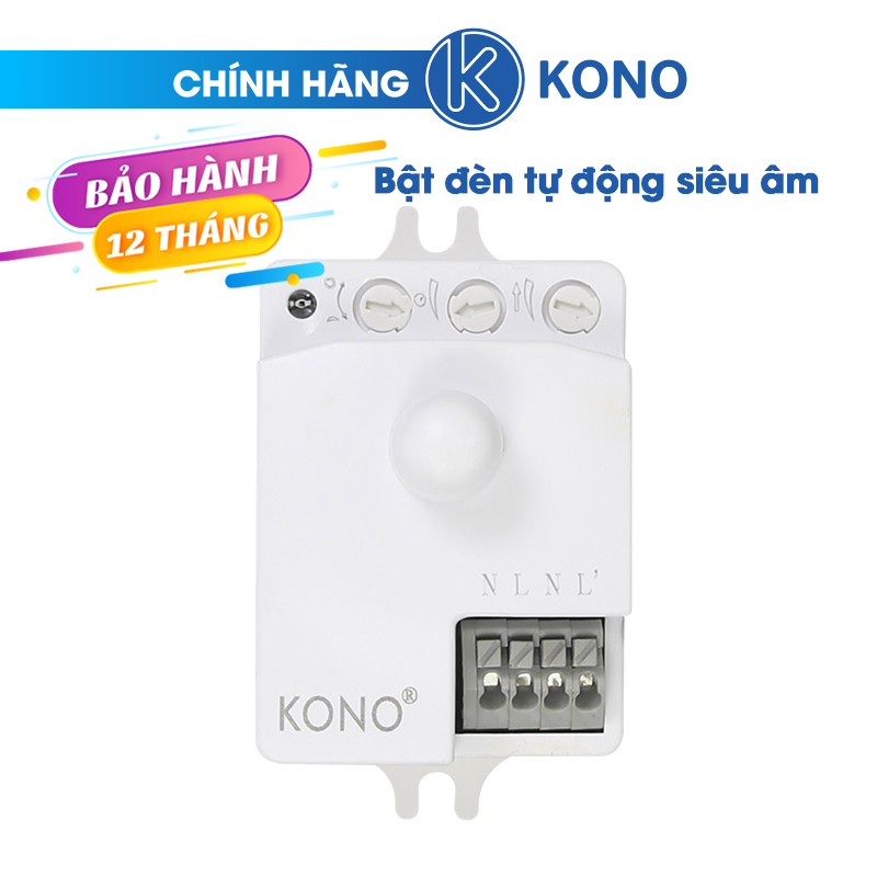 Cảm Ứng Siêu Âm Bật Đèn KONO KN-RD01B