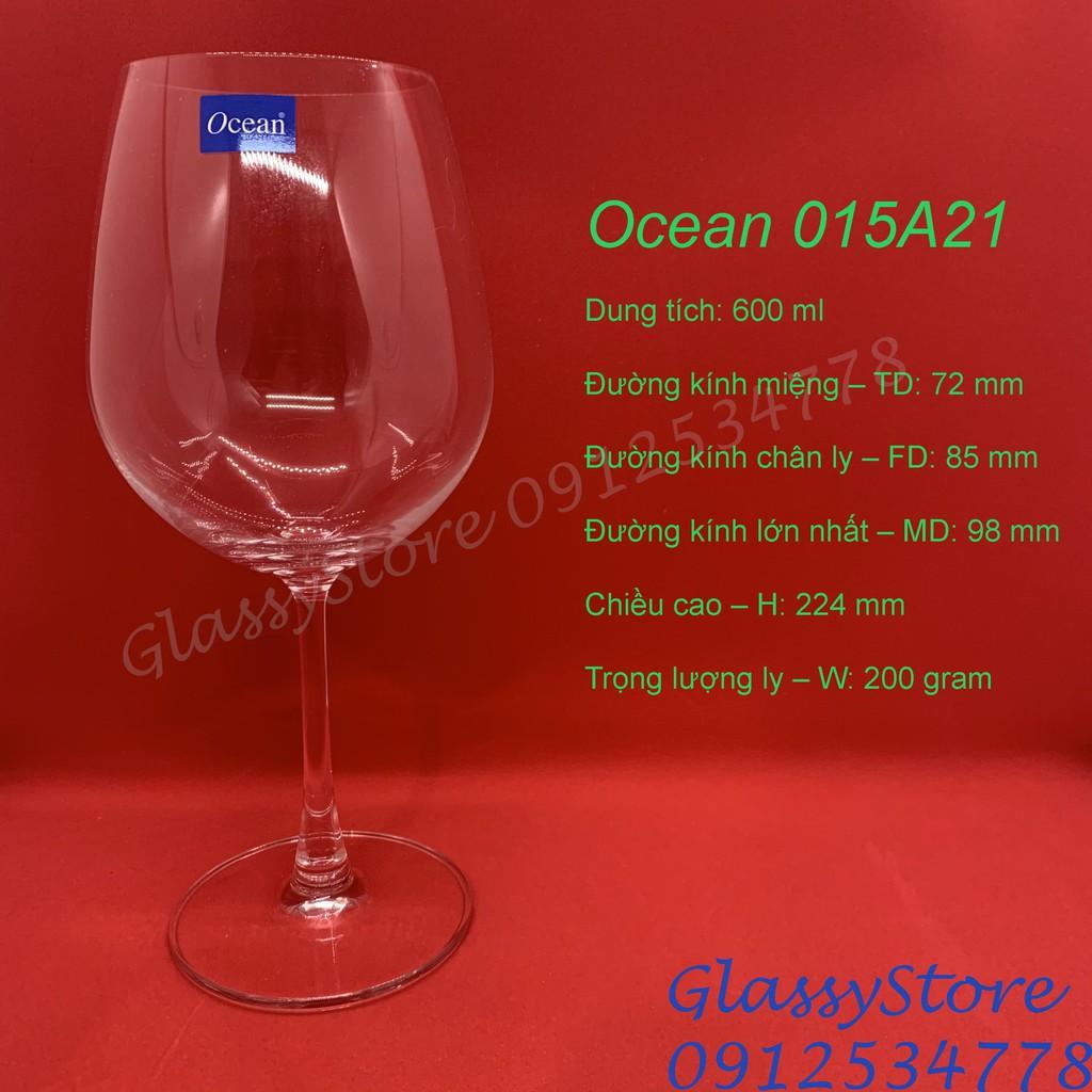 Ly rượu vang thủy tinh Ocean Madison Bordeaux 1015A21 - Hàng chính hãng