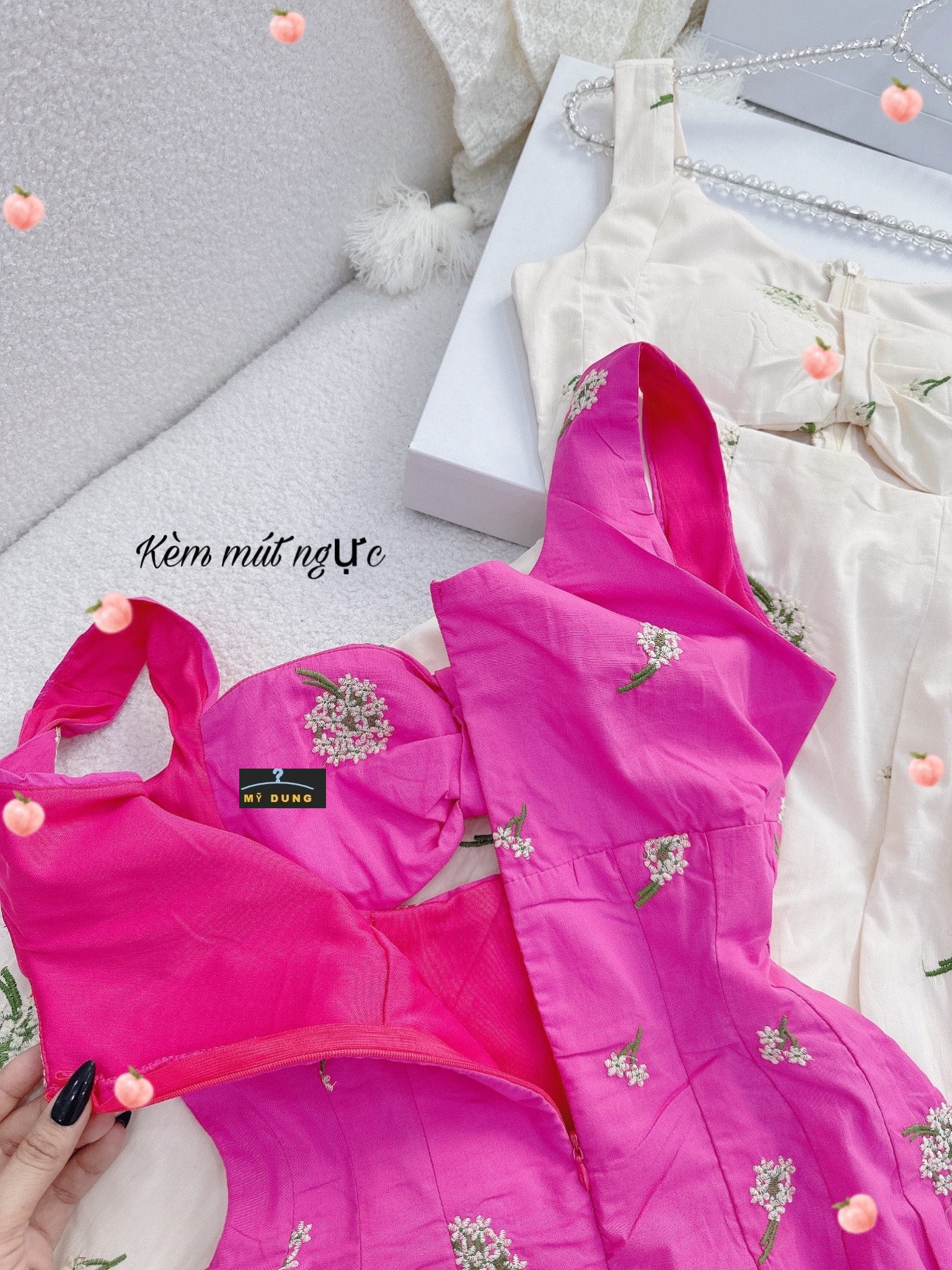 SIÊU SIÊU NGỌT NGỌT VỚI EM-ĐẦM MIDI HOA THÊU- STYE TIỂU THƯ NHẸ NHÀNG- SANG TRỌNG, ĐÁNG YÊU, GỢI CẢM - HÀNG THIẾT KỂ LOẠI 1, FORM CHUẨN KHÔNG CẦN CHỈNH, MÊ LẮM CÁC NÀNG ƠI