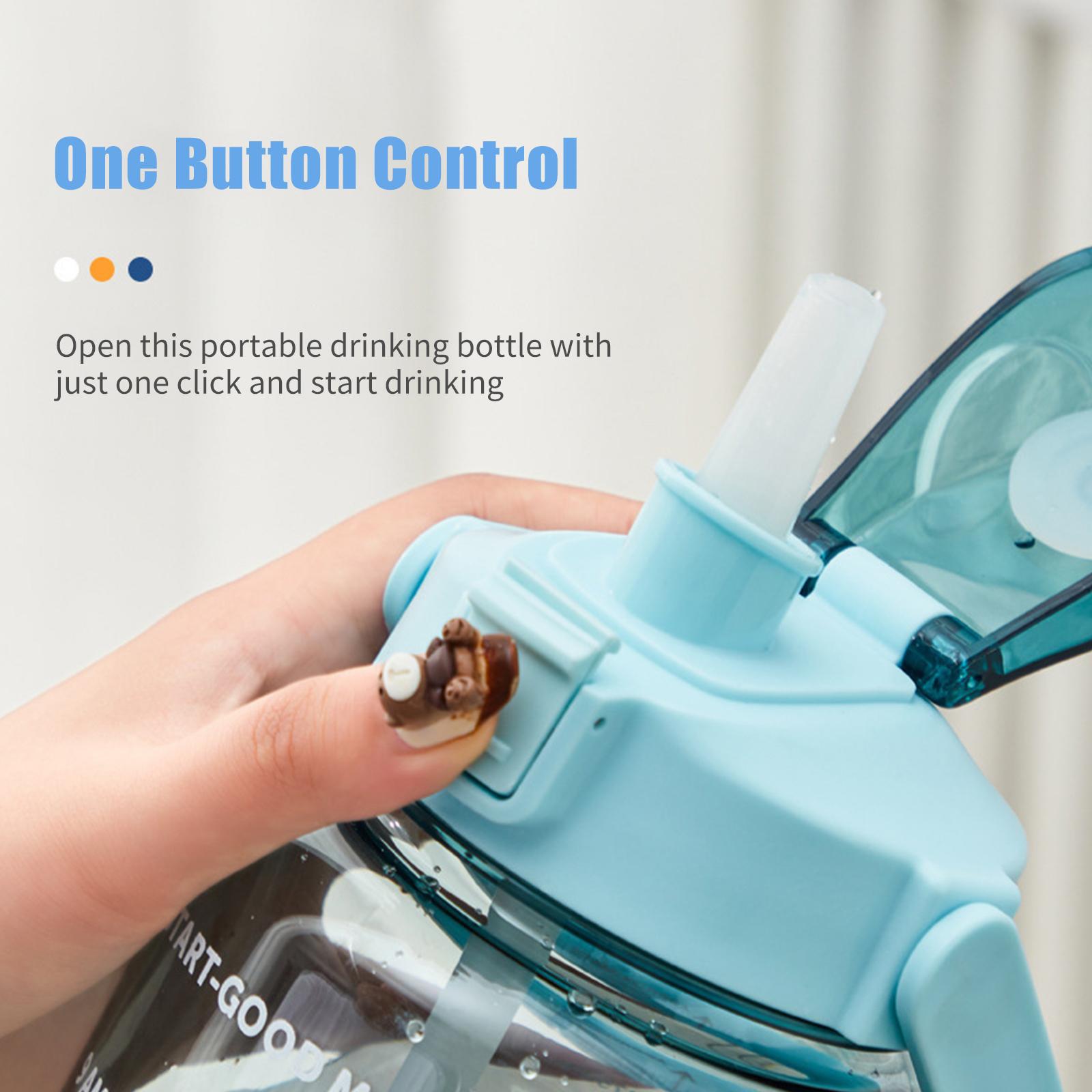 Bình Đựng Nước 2L Dễ Thương Có Vạch Báo Giờ Uống Nước