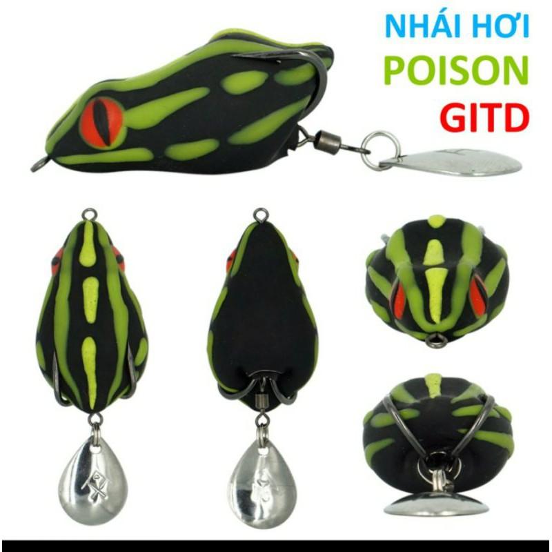 Mồi chìm câu cá : Poison GITD , HVA , F35 , F45S , nhái hơi câu Lure