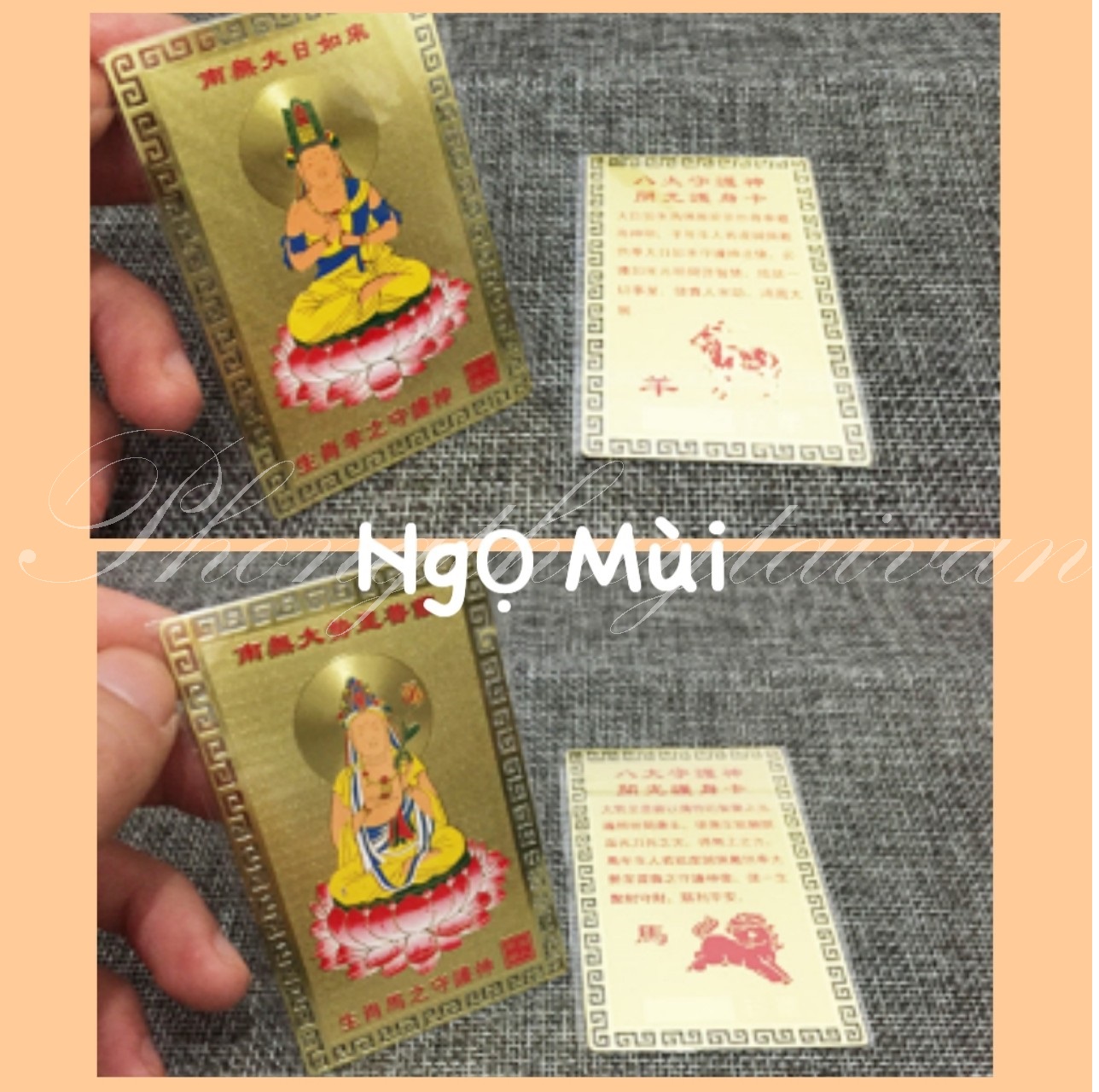 Kim bài PHẬT BẢN MỆNH đã Gia trì 12 con giáp