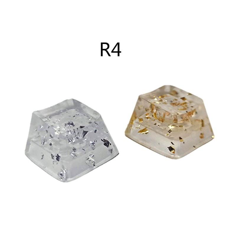 HSV Resin Backlit Mechanical Keyboard Keycap Cherry Profile R4 Translucent Key Cap