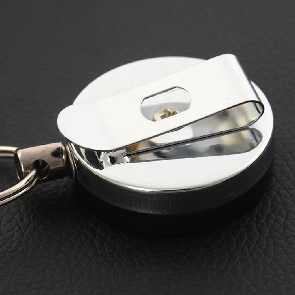 2X Retractable Anti-Lost /Pencil Holder  Reel Buckle with Belt Clip