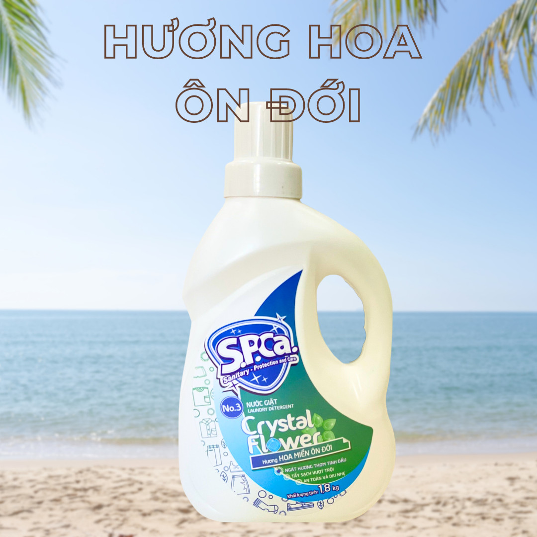 Nước giặt S.P.Ca. - Hoa Miền Ôn Đới 1.8 kg