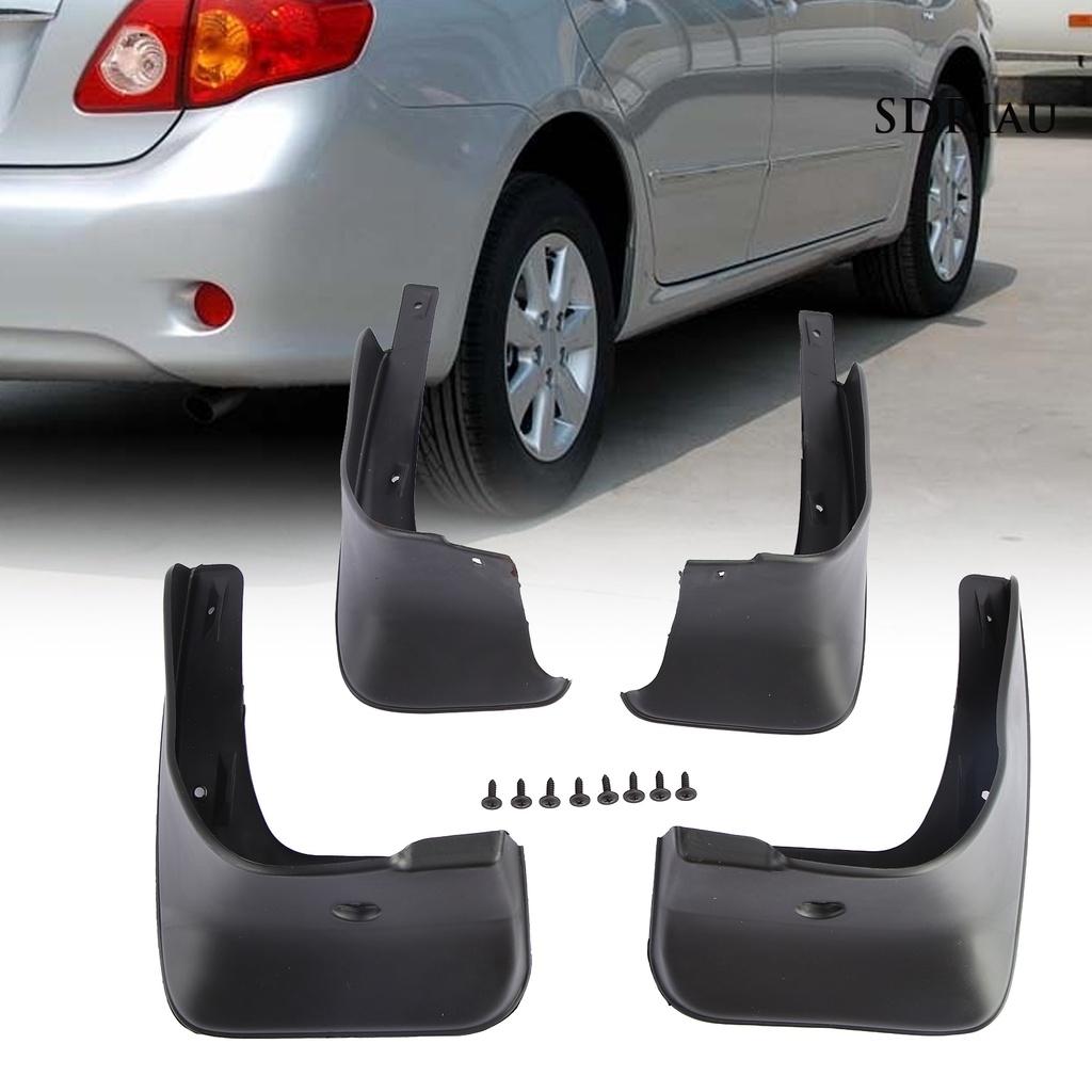 Bộ 4 Tấm Chắn Bùn Màu Đen Lb-Sy-521 Linh Hoạt Cho Corolla 07