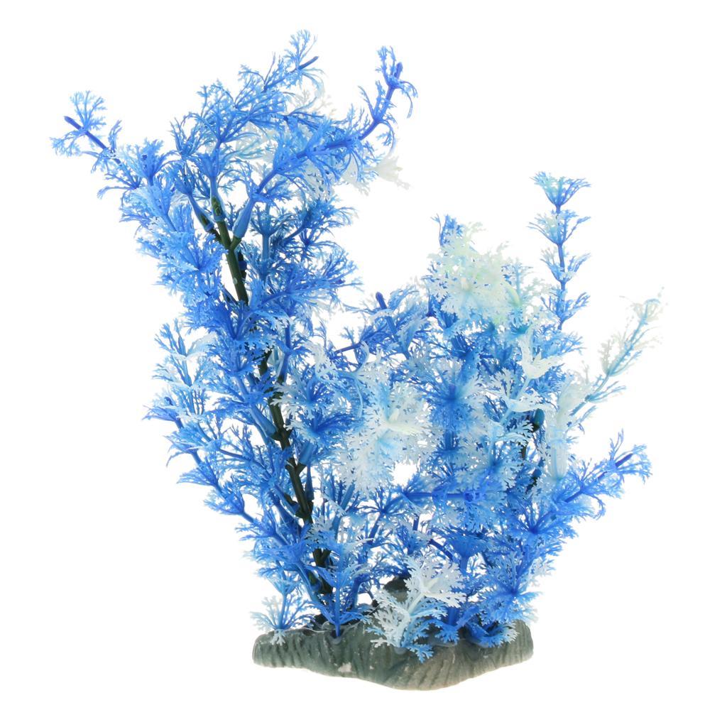 Plastic Plant Decoration for Aquarium Fish Tank Reptile Terrarium