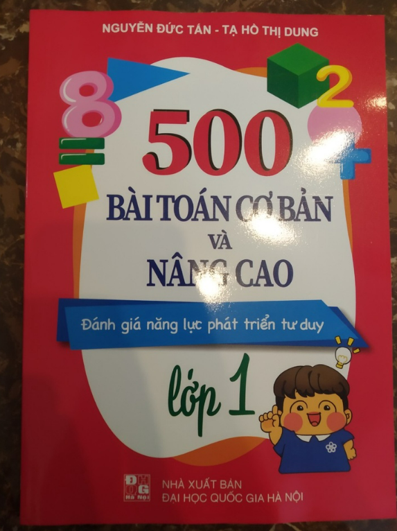 Sách 500 Bài Toán Cơ Bản Và Nâng Cao Lớp 1